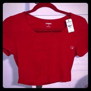 Red Express Crop Top